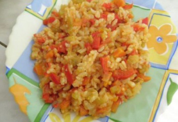Как готовить рис с овощами