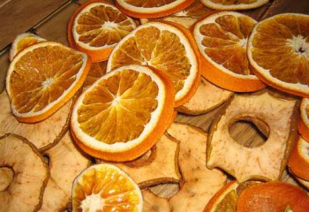 Как засушить апельсин
