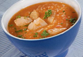 Как готовить рыбный суп по-гански