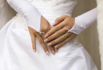Свадебный маникюр 2014: ваши руки в центре внимания