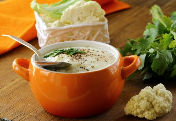  Легкий полезный суп-крем из цветной капусты