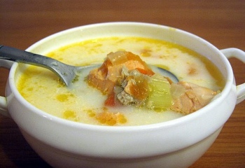 Суп из семги: рецепт быстрого приготовления 