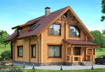 Какой деревянный дом теплее