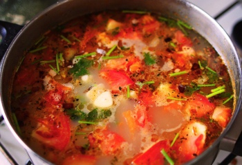 Как приготовить овощной суп с сырными гноччи 