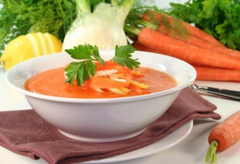 Как сделать морковный суп-пюре с кориандром