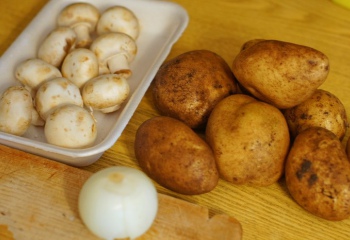 Как быстро приготовить картофель с грибами