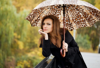 Главный аксессуар осени - модный зонт