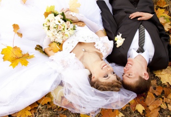 Осень - самый красивый свадебный сезон