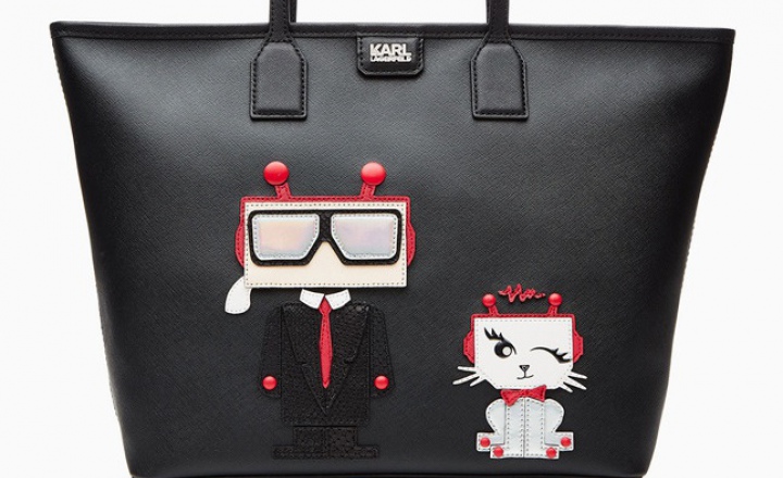 Кибер-Карл и кибер-кошка в новой коллекции Karl Lagerfeld Robot