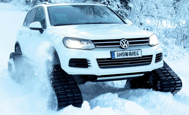 Внедорожник на гусеничном ходу: Snowreg Volkswagen