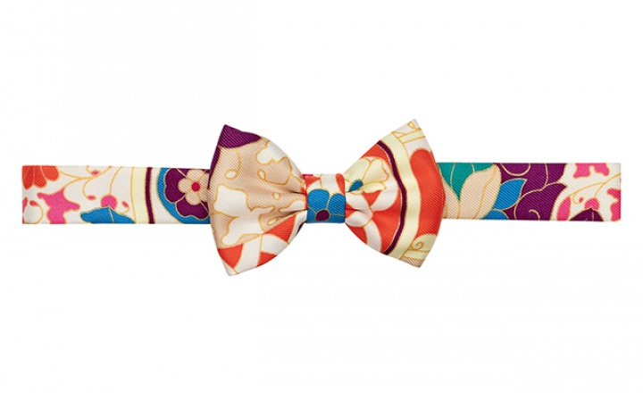Шелковые бабочки Hermès: новая линия галстуков для женщин 