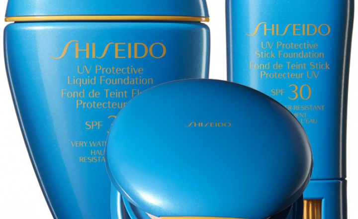 Тональная серия Shiseido с защитой от солнца