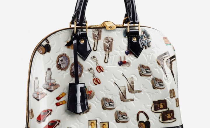 Коллекция аксессуаров Louis Vuitton с принтом в стиле поп-арт