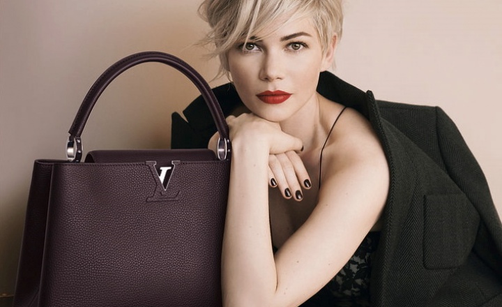 Мишель Ульямс в рекламной кампании сумок Louis Vuitton
