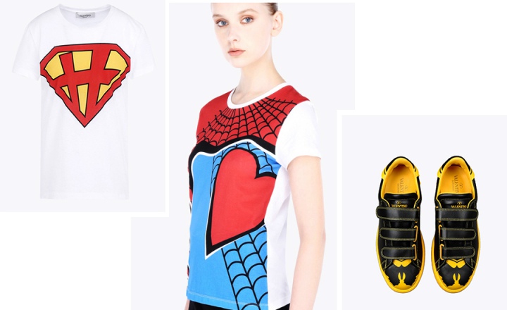 Супергеройская коллекция Valentino по мотивам комиксов Marvel