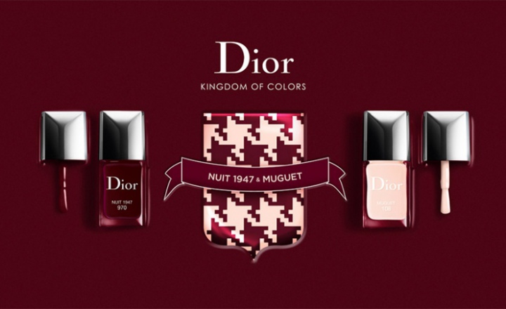 Королевство лаков: гербы и узоры из оттенков Dior