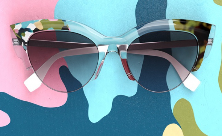 Тропические очки Fendi Jungle