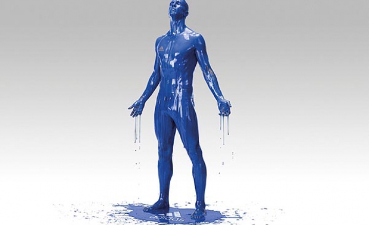 Adidas облил игроков "Челси" синей краской