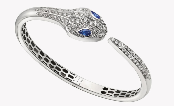 Сапфировые змеи Bvlgari в ежегодном обновлении коллекции Serpenti