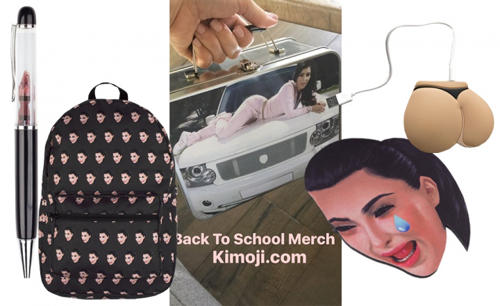 Ким Кардашьян представила набор «Снова в школу»