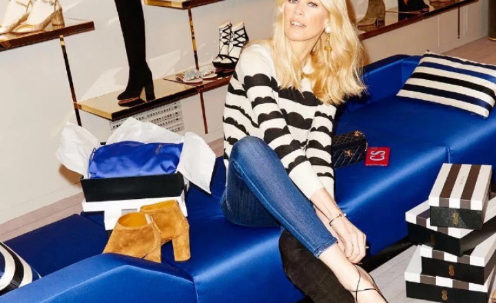 Клаудия Шиффер создала коллекцию обуви совместно с Aquazzura