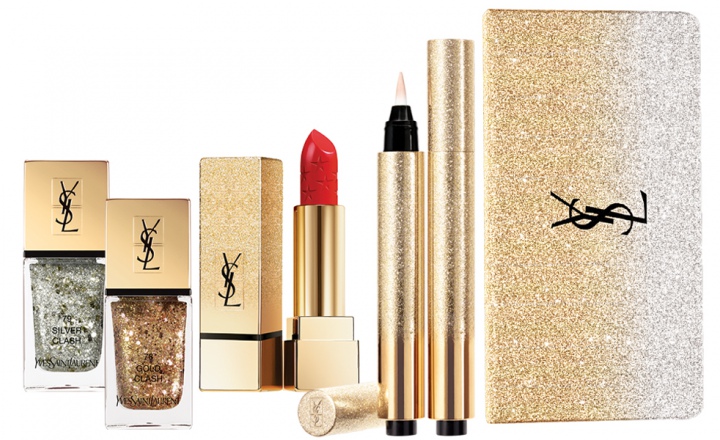 Рождественская коллекция макияжа YSL Holiday Look 2016