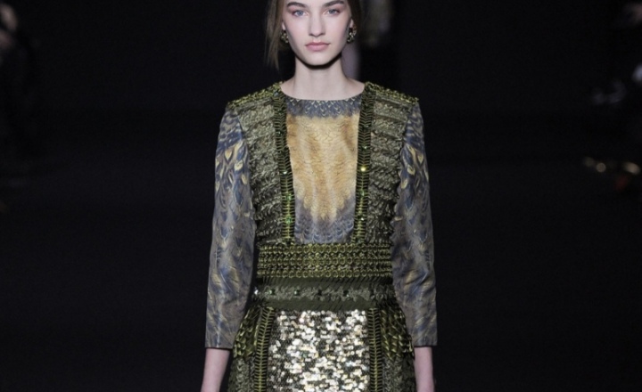 Лесные феи: Alberta Ferretti осень-зима 2014/15