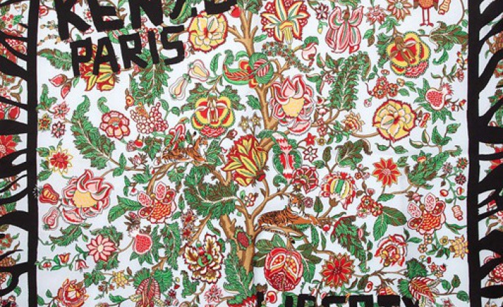 Kenzo и Liberty приручают тигров: коллекция платков