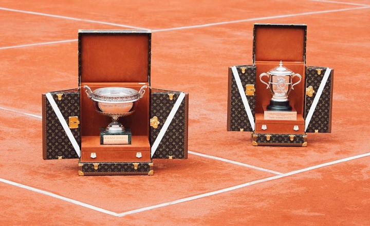 Louis Vuitton  представил сундуки для кубков «Ролан Гаррос»