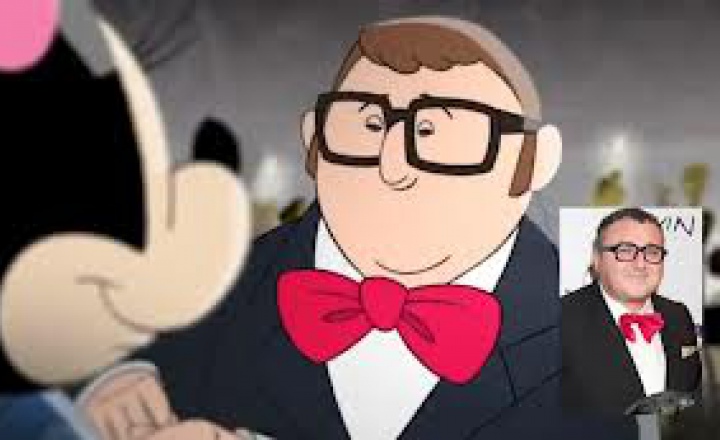 Альбер Эльбаз сшил платье для Минни Маус