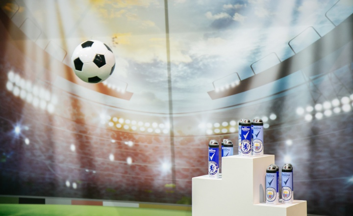 Новый игрок в мужском уходе: футбольная Rexona с логотипами знаменитых английских клубов!