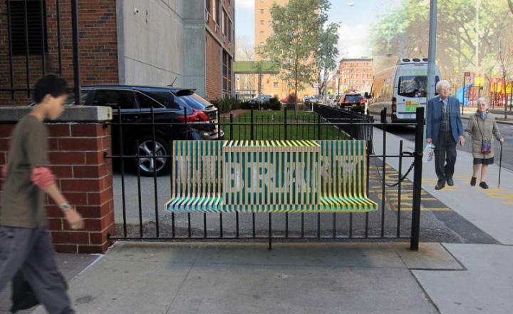 Чтение на свежем воздухе: уличные библиотеки в Нью-Йорке