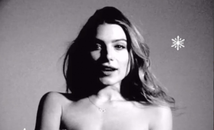 Рождественские поздравления топ-моделей в журнале LOVE