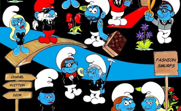 Smurfashion: если бы деятели моды были гномами