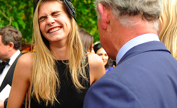 Ряженые в Лондоне: Кара Делевинь, принц Чарльз и другие