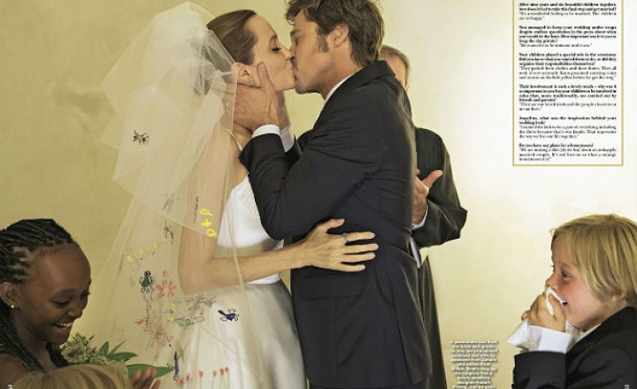 Новые фото с главной свадьбы года: Анджелина и Бред